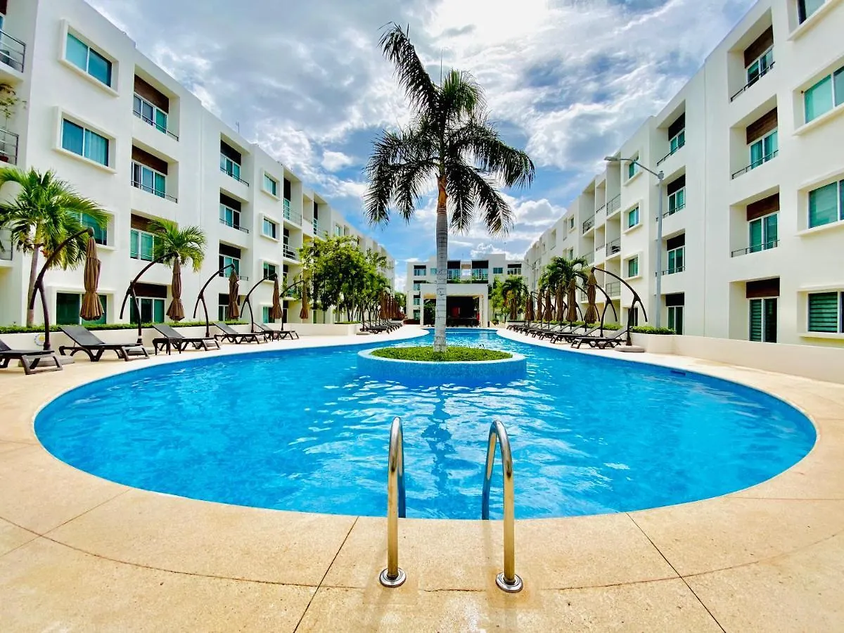 Encanto Con 2 Habitaciones En Long Island Cancun Apartment