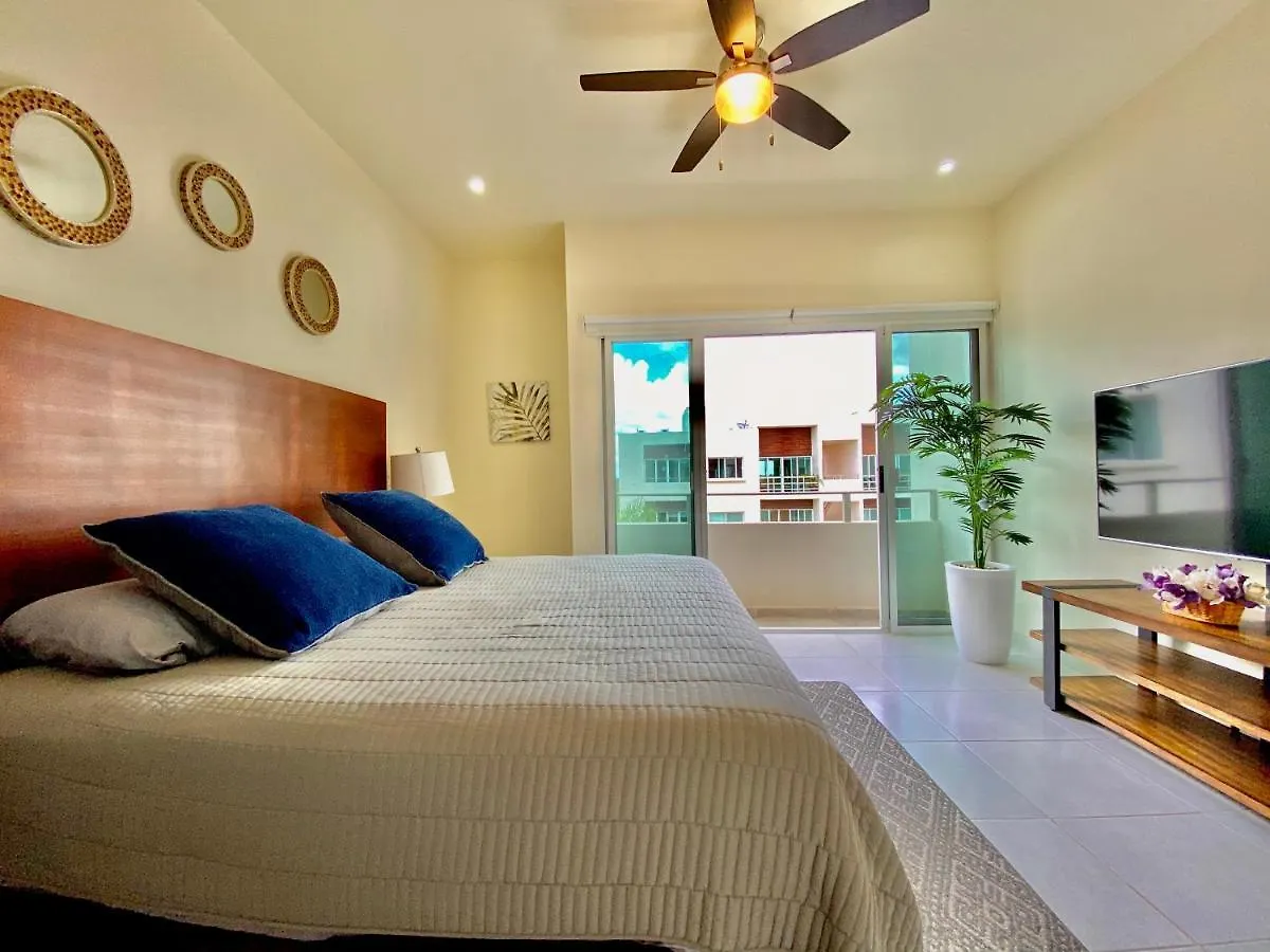 Encanto Con 2 Habitaciones En Long Island Cancun Apartment